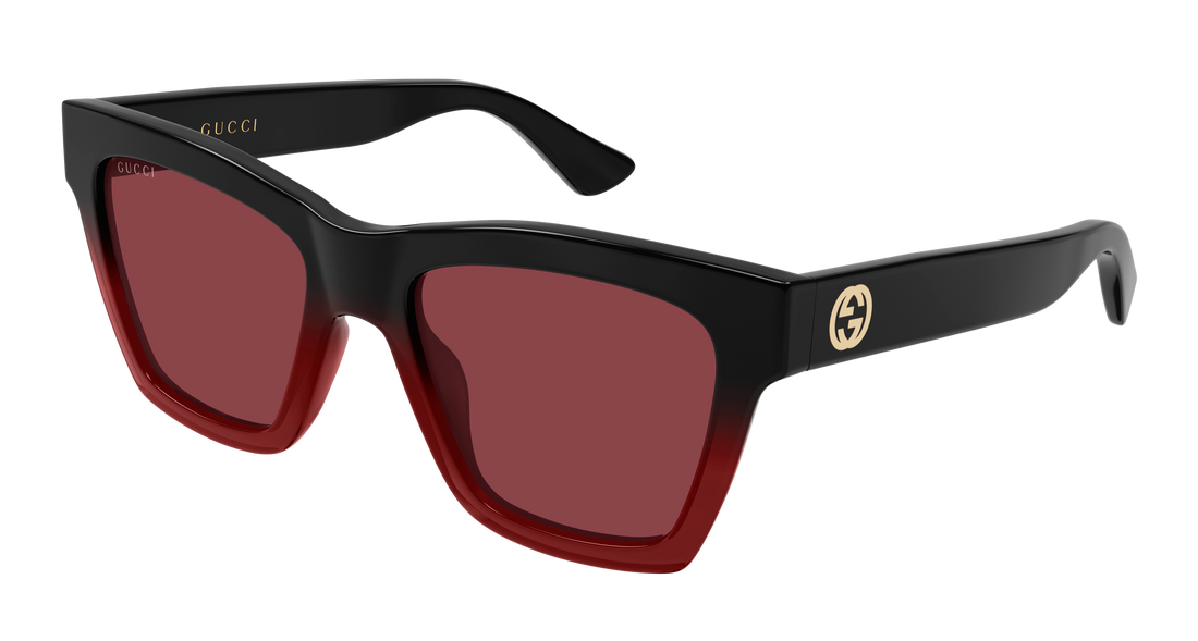 Óculos de sol gucci gg1714s 009 negro cat eye femenino tamanho 54mm - Vista principal