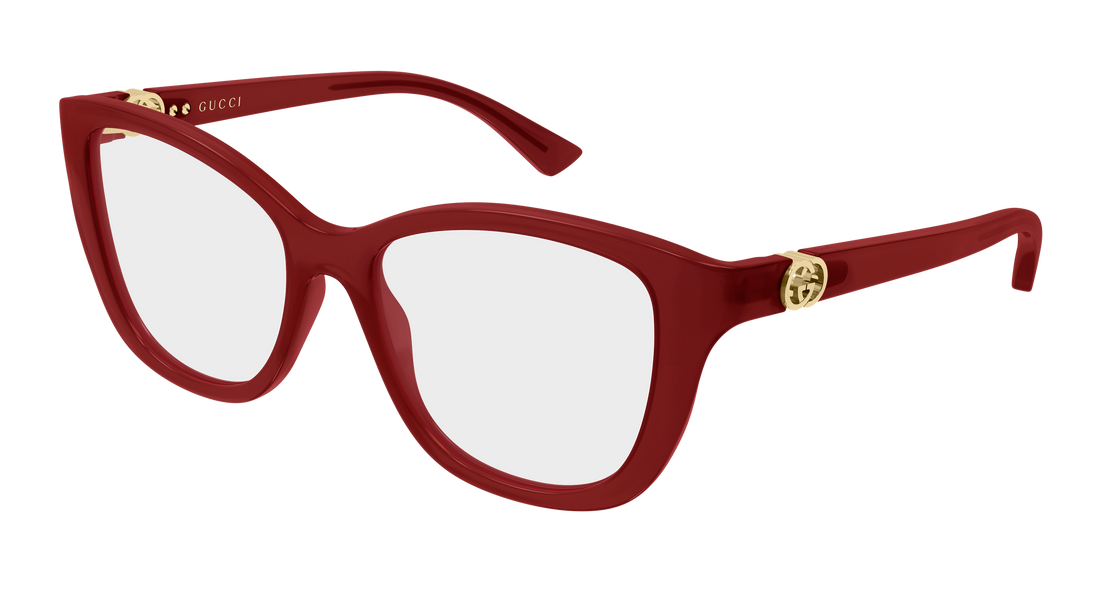 Briller gucci gg2195o 004 rojo cat eye femenino størrelse 53mm - Hovedvisning