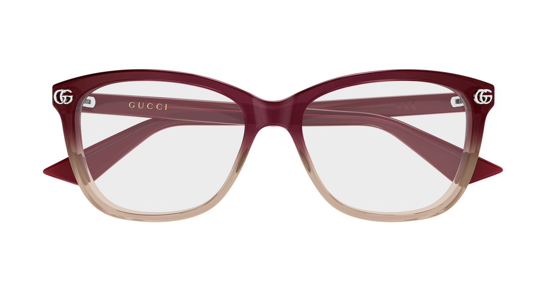 Occhiali da vista gucci gg2113o 005 marron rectangular / squared femenino taglia 52mm - Vista dettagliata
