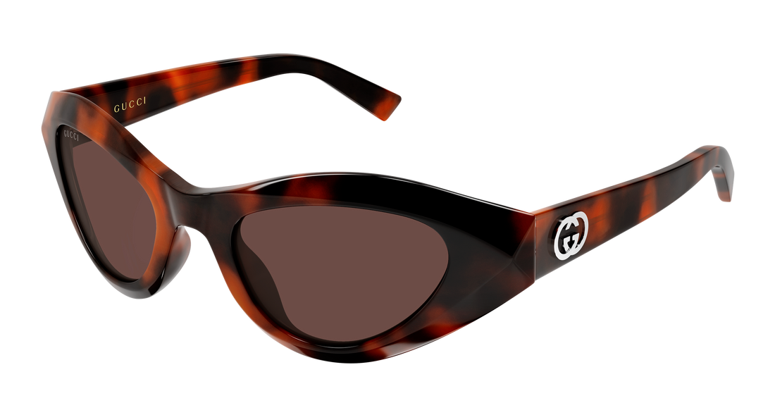 Óculos de sol gucci gg2201s 002 havana geometrical/directional femenino tamanho 50mm - Vista principal