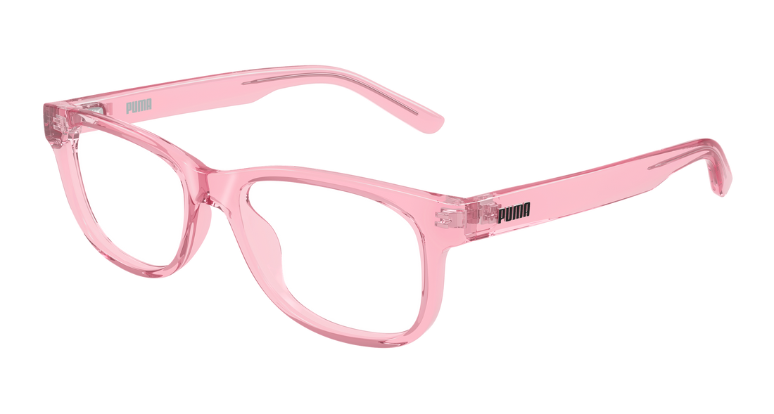 Óculos graduados puma pj0093o 004 rosa rectangular / squared infantil tamanho 47mm - Vista principal