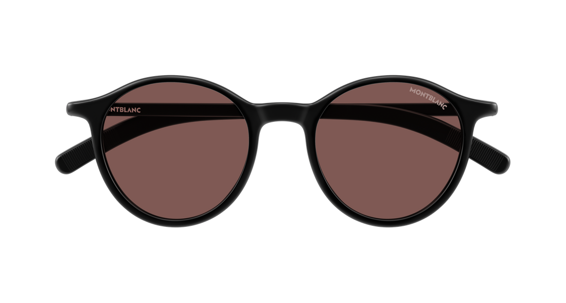 Sonnenbrillen montblanc mb0324s 006 negro round/oval/panthos masculino größe 50mm - Detailansicht