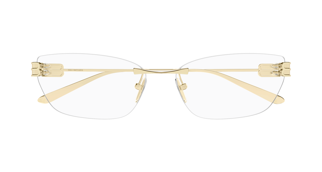 Dioptrijske naočale balenciaga bb0490o 004 dorado rectangular / squared femenino veličina 62mm - Detaljni prikaz
