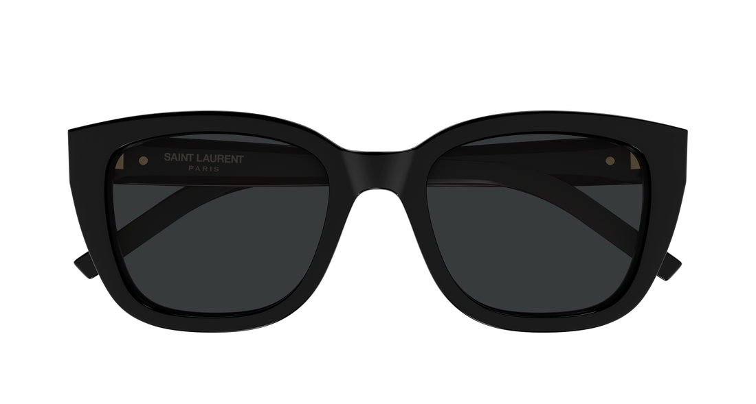 Óculos de sol saint laurent sl m176 001 negro cat eye femenino tamanho 53mm - Vista de detalhe