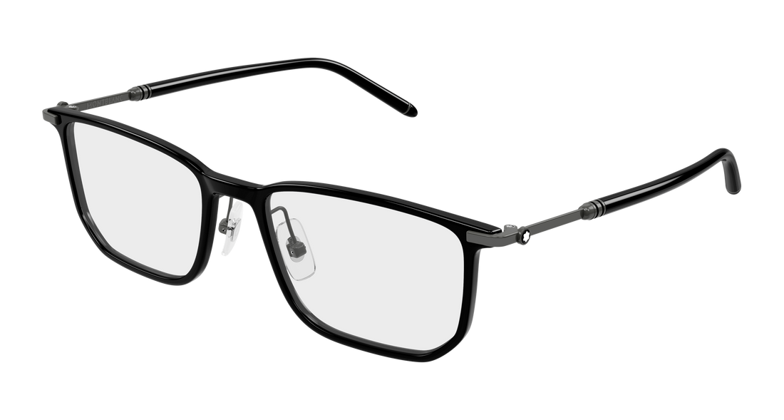 Óculos graduados montblanc mb0523o 001 negro rectangular / squared masculino tamanho 54mm - Vista principal