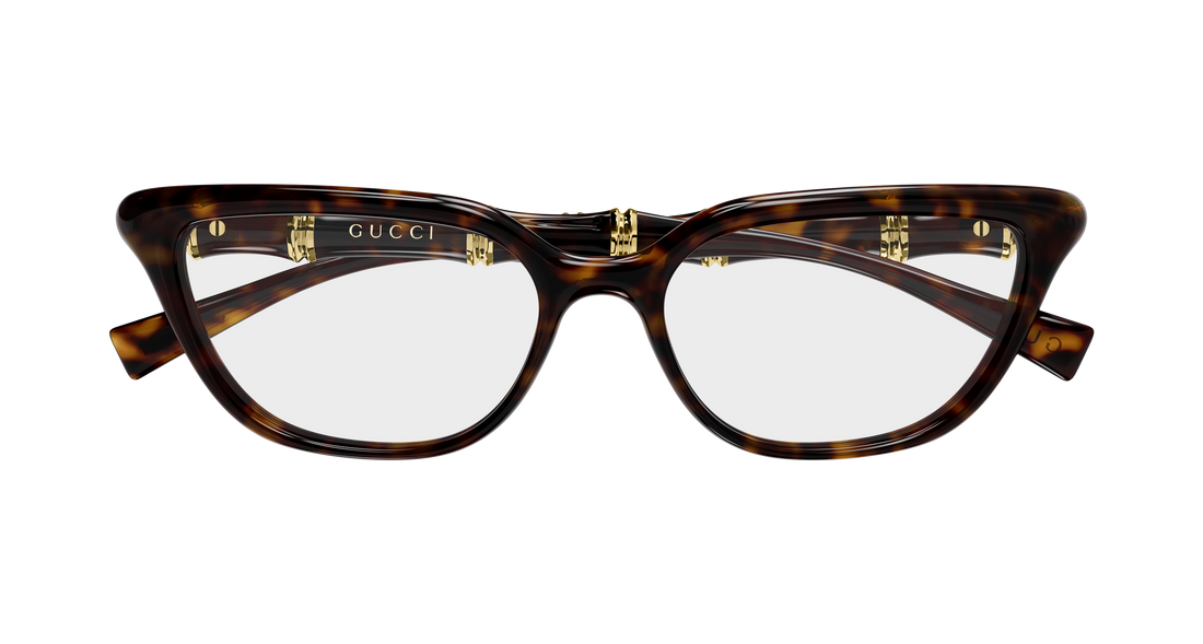 Brillen gucci gg2060o 002 havana geometrical/directional femenino größe 53mm - Detailansicht