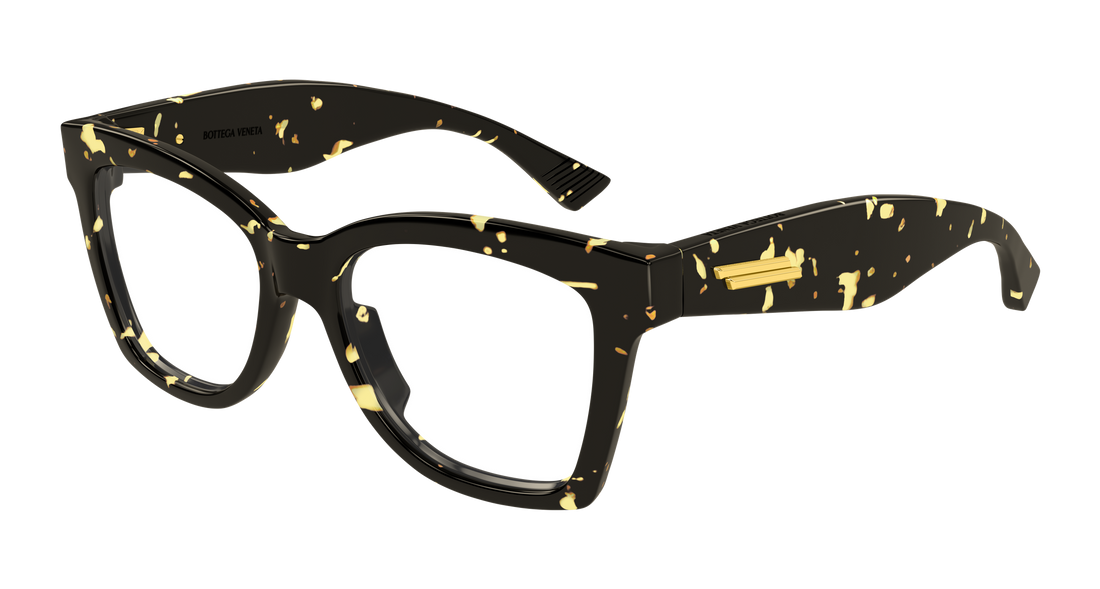 Óculos graduados bottega veneta bv1459o 002 havana butterfly femenino tamanho 52mm - Vista principal