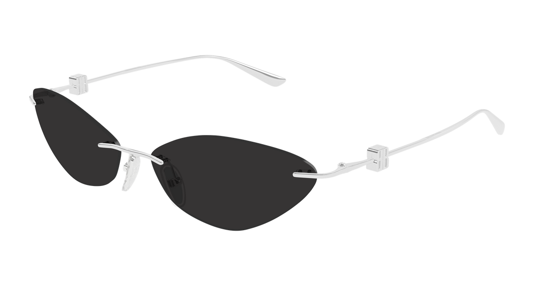 Óculos de sol balenciaga bb0536s 001 plateado geometrical/directional femenino tamanho 63mm - Vista principal