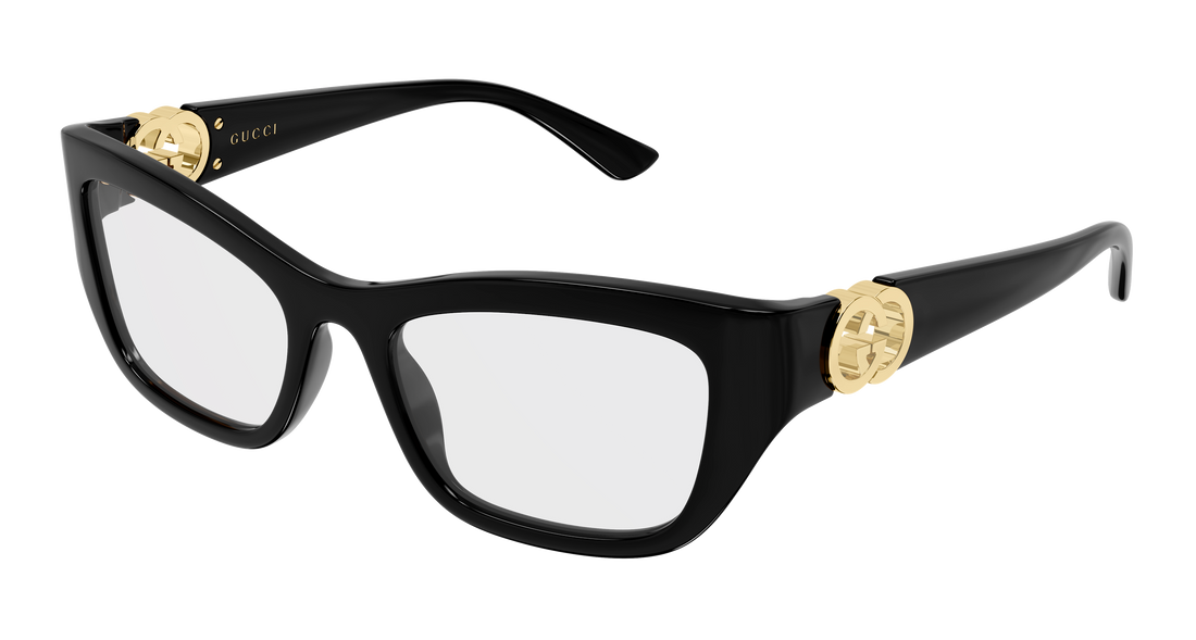 Occhiali da vista gucci gg2125o 001 negro cat eye femenino taglia 52mm - Vista principale