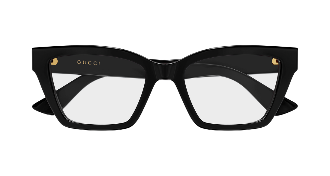 Brillen gucci gg1715o 014 negro cat eye femenino größe 55mm - Detailansicht