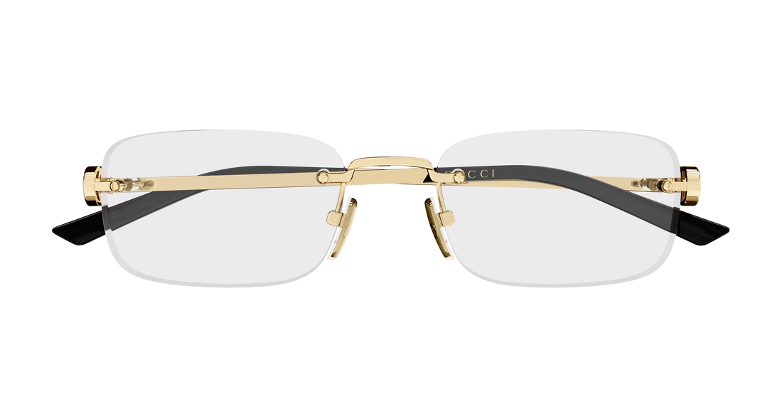 Briller gucci gg2231o 001 dorado rectangular / squared femenino størrelse 55mm - Detaljeret visning
