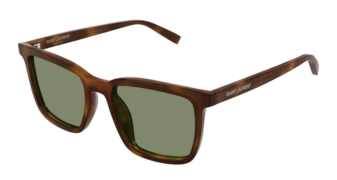 Óculos de sol saint laurent sl 500 009 havana rectangular / squared masculino tamanho 54mm - Vista principal