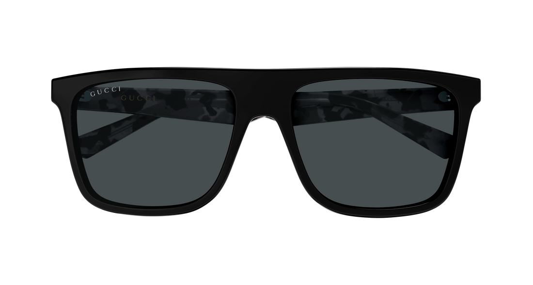 Lunettes de soleil gucci gg2182s 004 negro rectangular / squared masculino taille 57mm - Vue détaillée