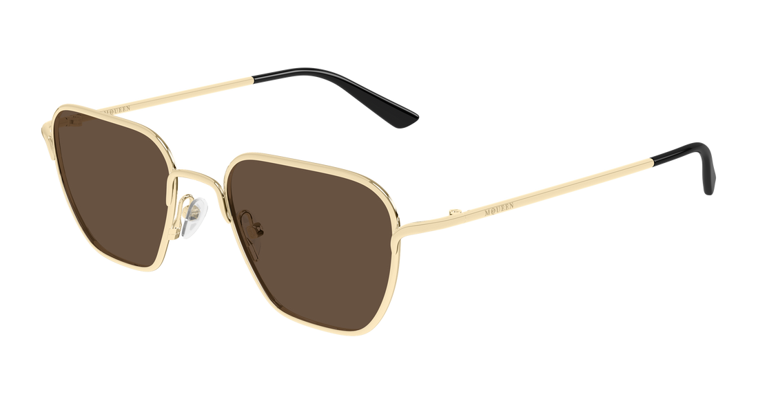 Sonnenbrillen alexander mcqueen am0561s 002 dorado rectangular / squared unisex größe 50mm - Hauptansicht