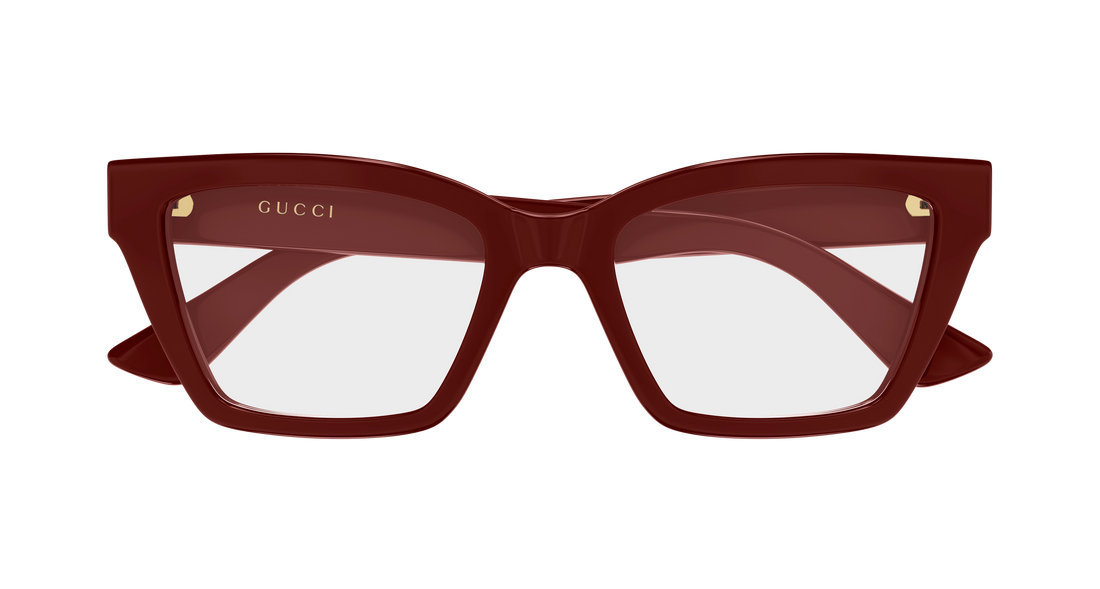 Occhiali da vista gucci gg1715o 016 burdeos cat eye femenino taglia 55mm - Vista dettagliata