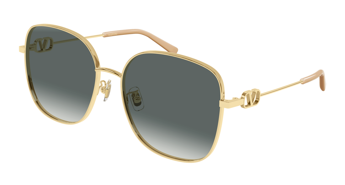 Sunglasses valentino vg0042sk 001 dorado round/oval/panthos femenino size 59mm - Main view