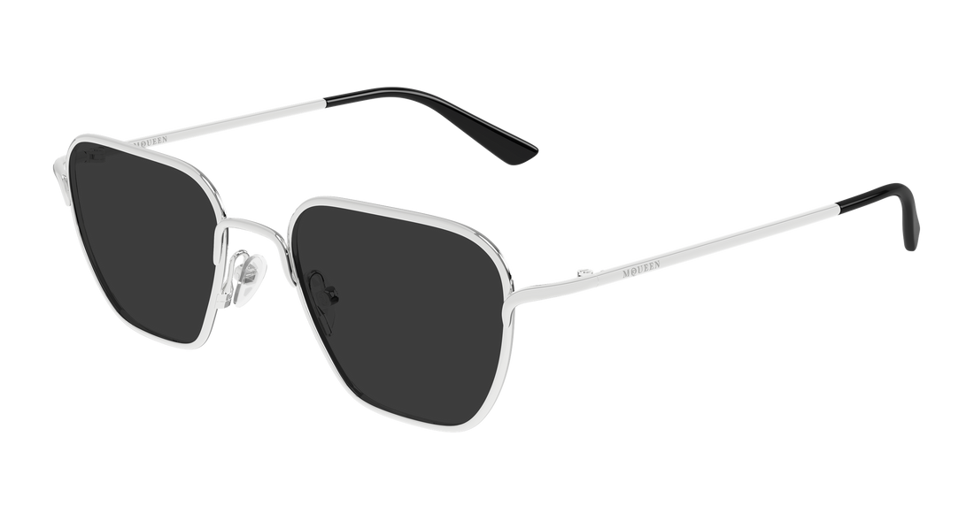 Sonnenbrillen alexander mcqueen am0561s 001 plateado rectangular / squared unisex größe 50mm - Hauptansicht