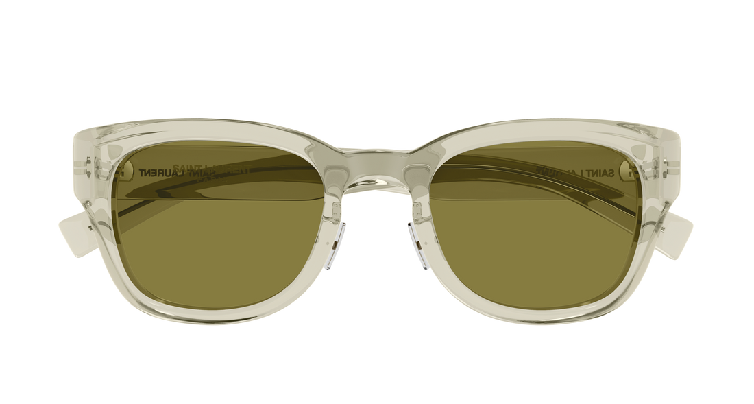 Óculos de sol saint laurent sl 957/j 004 verde rectangular / squared femenino tamanho 50mm - Vista de detalhe
