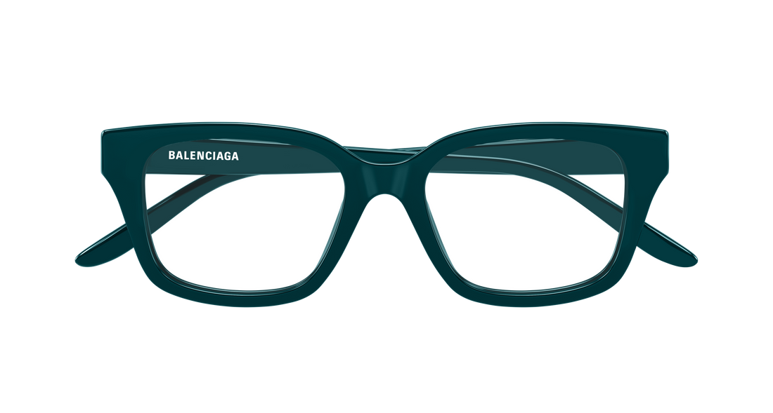 Lunettes de vue balenciaga bb0532o 012 verde rectangular / squared femenino taille 54mm - Vue détaillée
