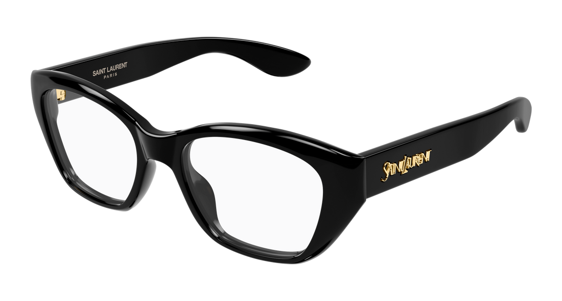 Óculos graduados saint laurent sl 924/f 001 negro cat eye femenino tamanho 53mm - Vista principal