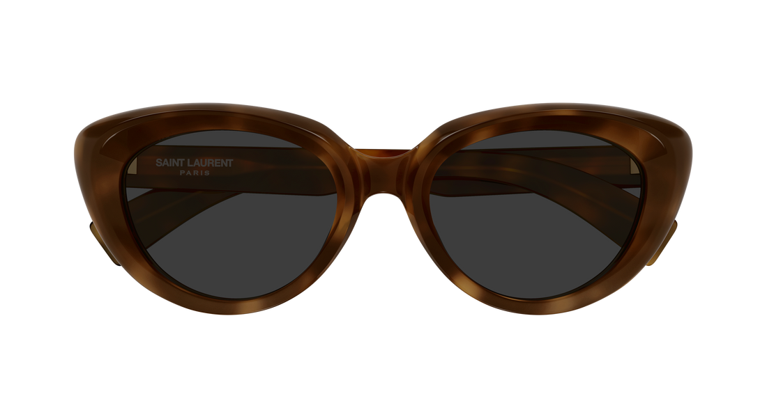 Óculos de sol saint laurent sl 859 003 havana cat eye femenino tamanho 53mm - Vista de detalhe