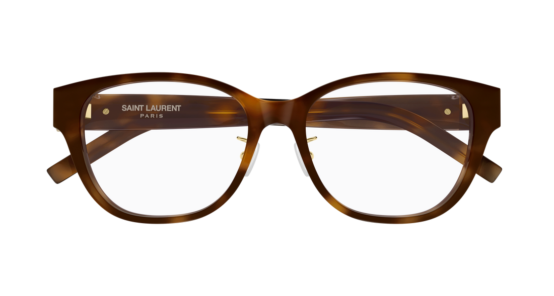 Prescription glasses saint laurent sl m169/f 003 havana cat eye femenino size 54mm - Detailed view
