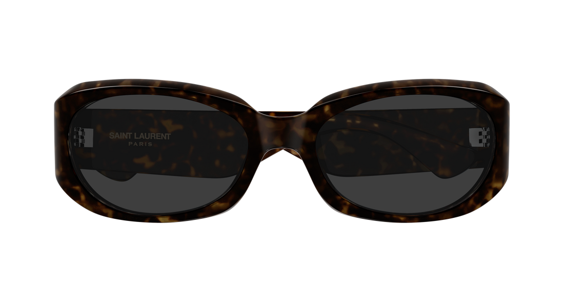 Óculos de sol saint laurent sl 868/f 002 havana femenino tamanho 57mm - Vista de detalhe