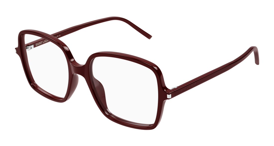 Glasögon saint laurent sl 892 005 burdeos rectangular / squared femenino storlek 53mm - Huvudvy