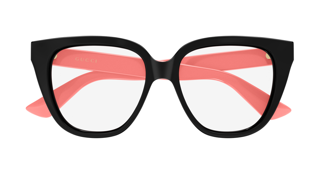 Lunettes de vue gucci gg2191o 004 negro geometrical/directional femenino taille 53mm - Vue détaillée