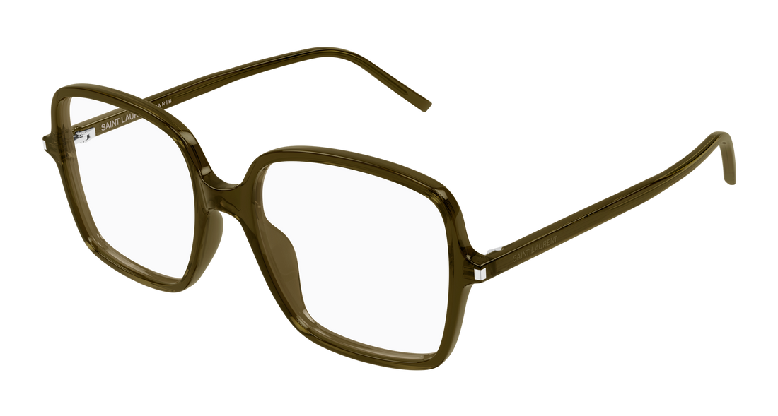Briller saint laurent sl 892 007 marron rectangular / squared femenino størrelse 53mm - Hovedvisning