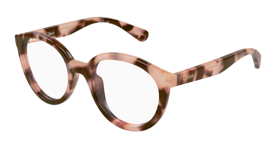 Briller chloé cc0022o 006 havana round/oval/panthos infantil størrelse 47mm - Hovedvisning