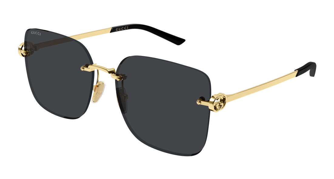 Solglasögon gucci gg2229sa 001 dorado butterfly femenino storlek 60mm - Huvudvy