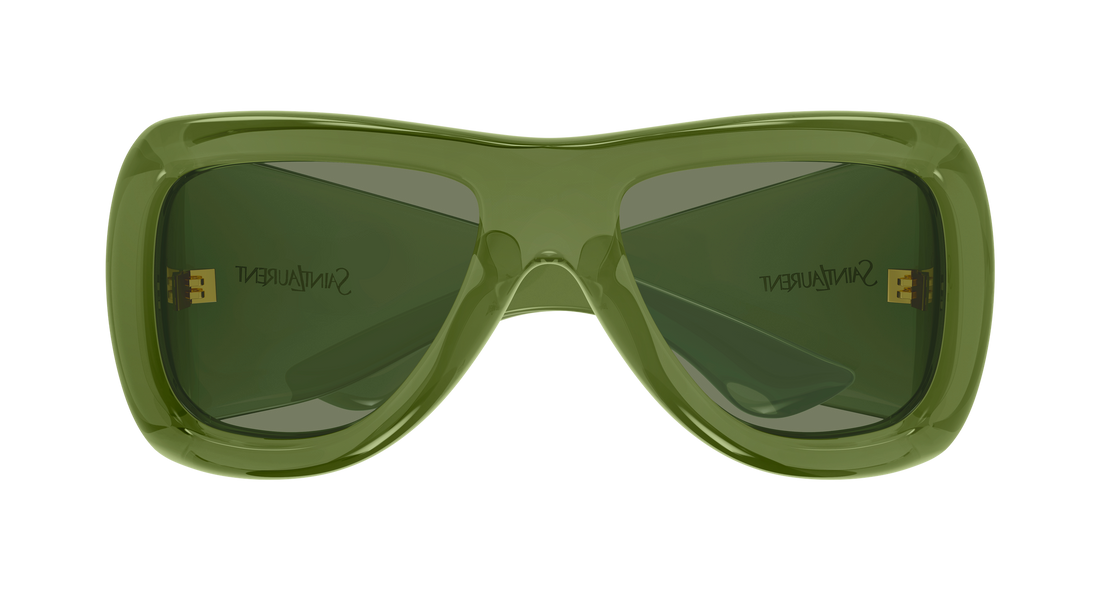 Gafas de sol saint laurent sl 902 howl 010 verde pilot/navigator unisex talla 63mm - Vista de detalle