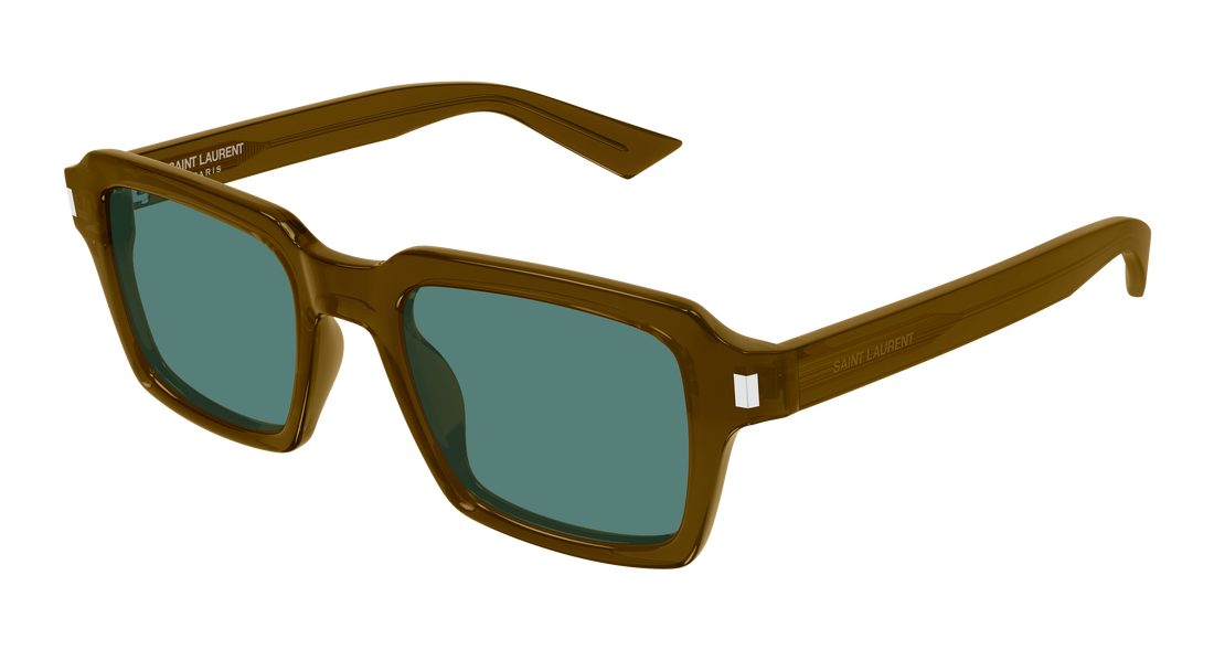 Óculos de sol saint laurent sl 947 004 marron rectangular / squared masculino tamanho 50mm - Vista principal