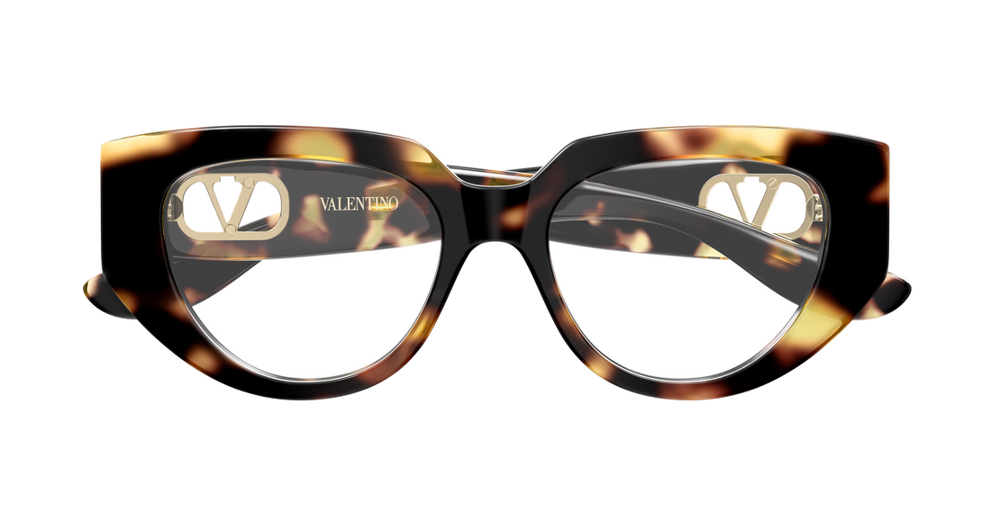 Brillen valentino vg0004o 002 havana cat eye femenino größe 52mm - Detailansicht