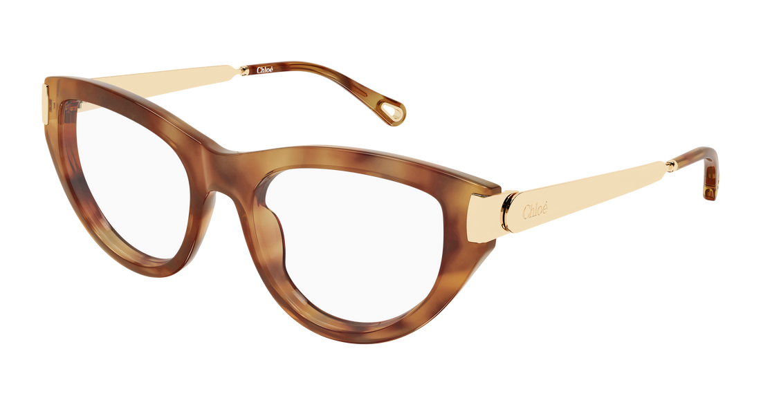 Dioptrijske naočale chloé ch0352o 002 havana cat eye femenino veličina 53mm - Glavni prikaz
