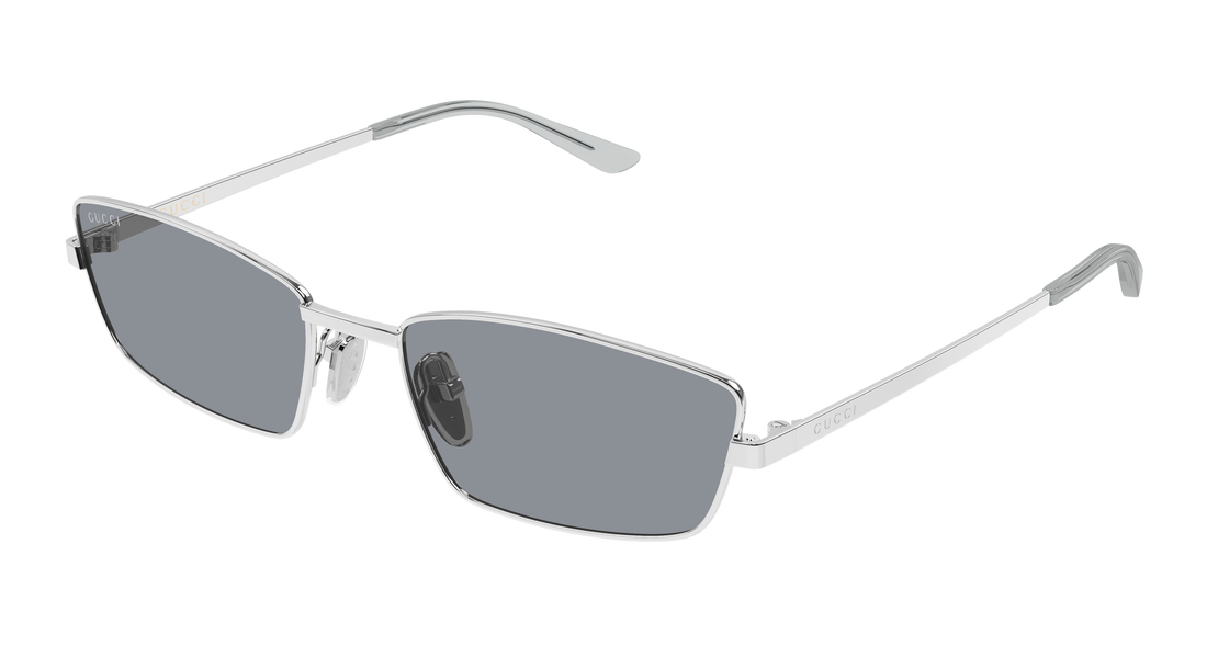 Solglasögon gucci gg2177s 003 plateado rectangular / squared femenino storlek 61mm - Huvudvy