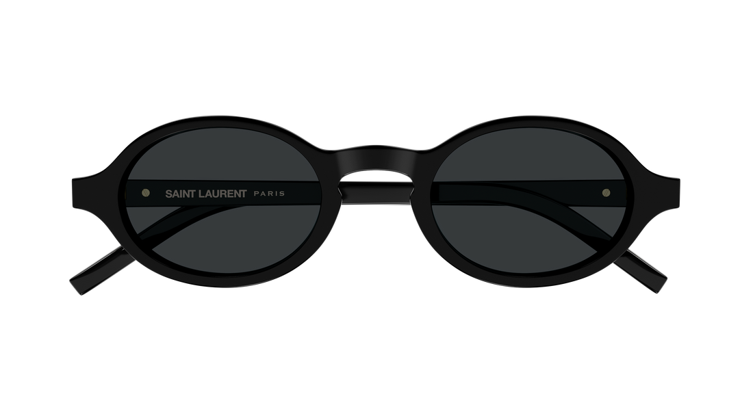 Óculos de sol saint laurent sl m161/k 001 negro round/oval/panthos unisex tamanho 51mm - Vista de detalhe