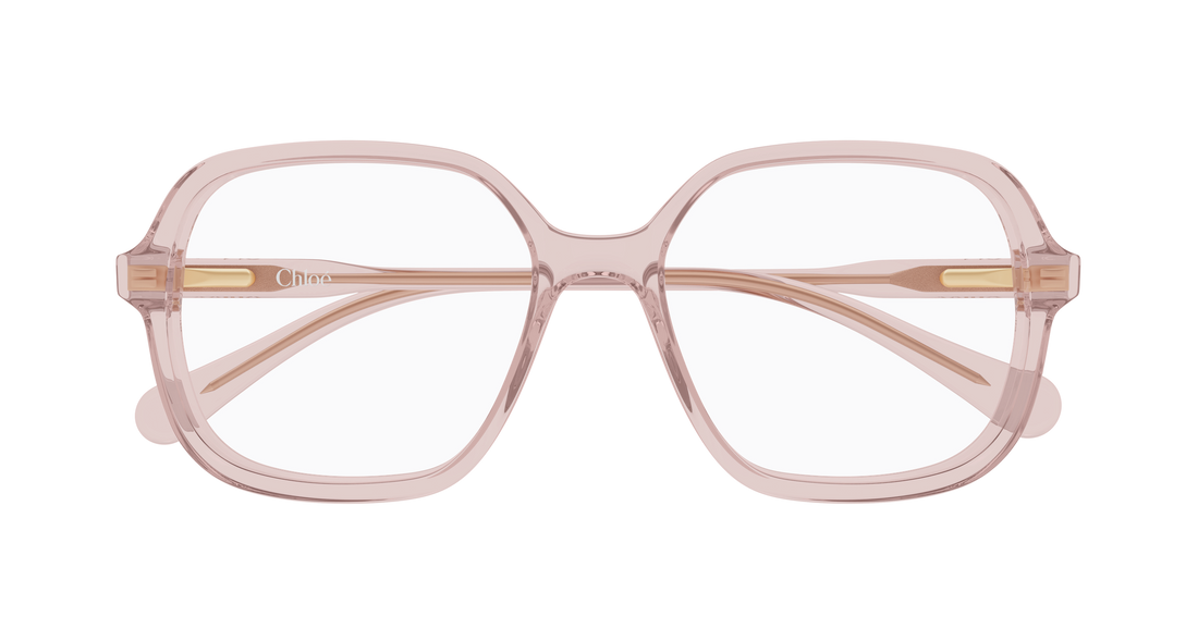 Gafas graduadas chloé cc0027o 004 rosa geometrical/directional infantil talla 49mm - Vista de detalle