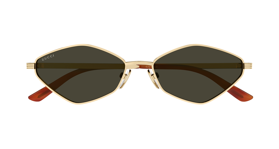 Solbriller gucci gg2222s 002 dorado geometrical/directional femenino størrelse 56mm - Detaljeret visning