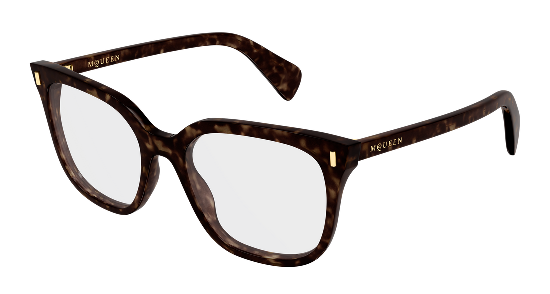 Gafas graduadas alexander mcqueen am0585o 002 havana rectangular / squared femenino talla 53mm - Vista principal