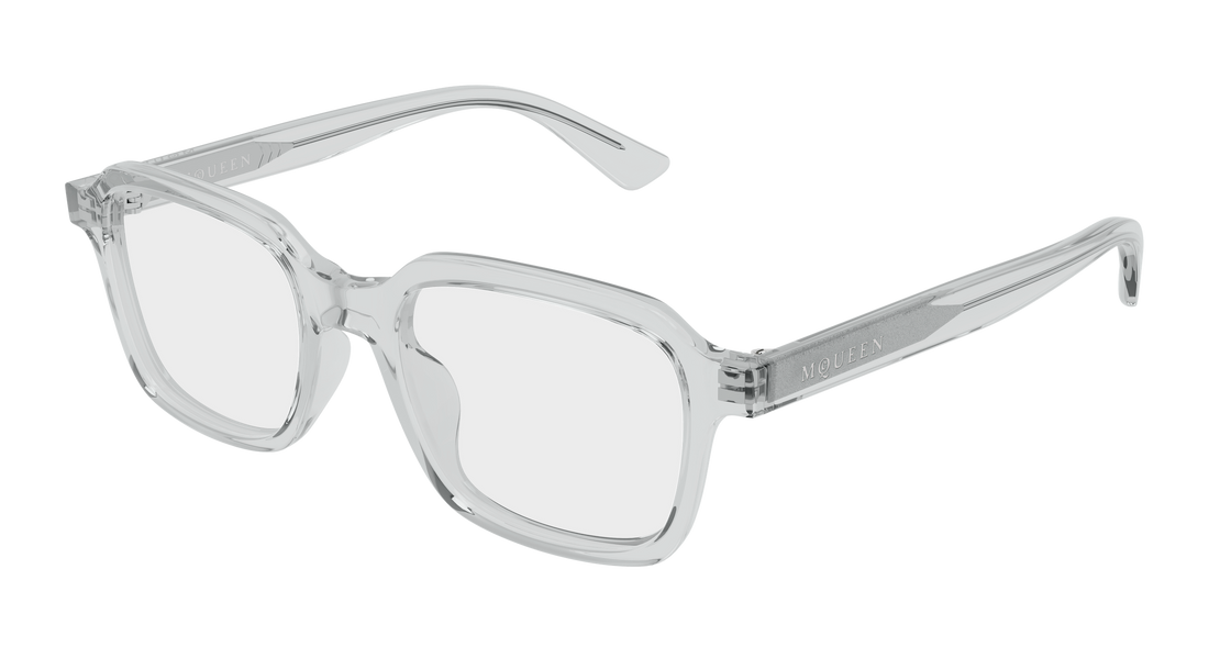 Gafas graduadas alexander mcqueen am0572o 004 gris rectangular / squared unisex talla 50mm - Vista principal