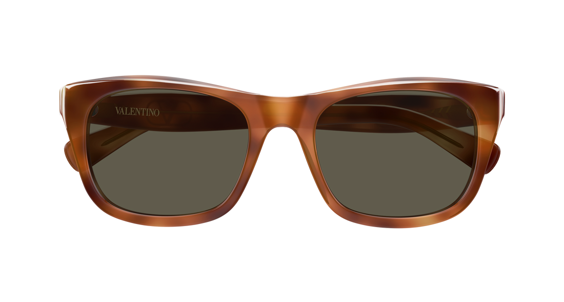 Sunglasses valentino vg0013sk 002 havana rectangular / squared femenino size 55mm - Detailed view