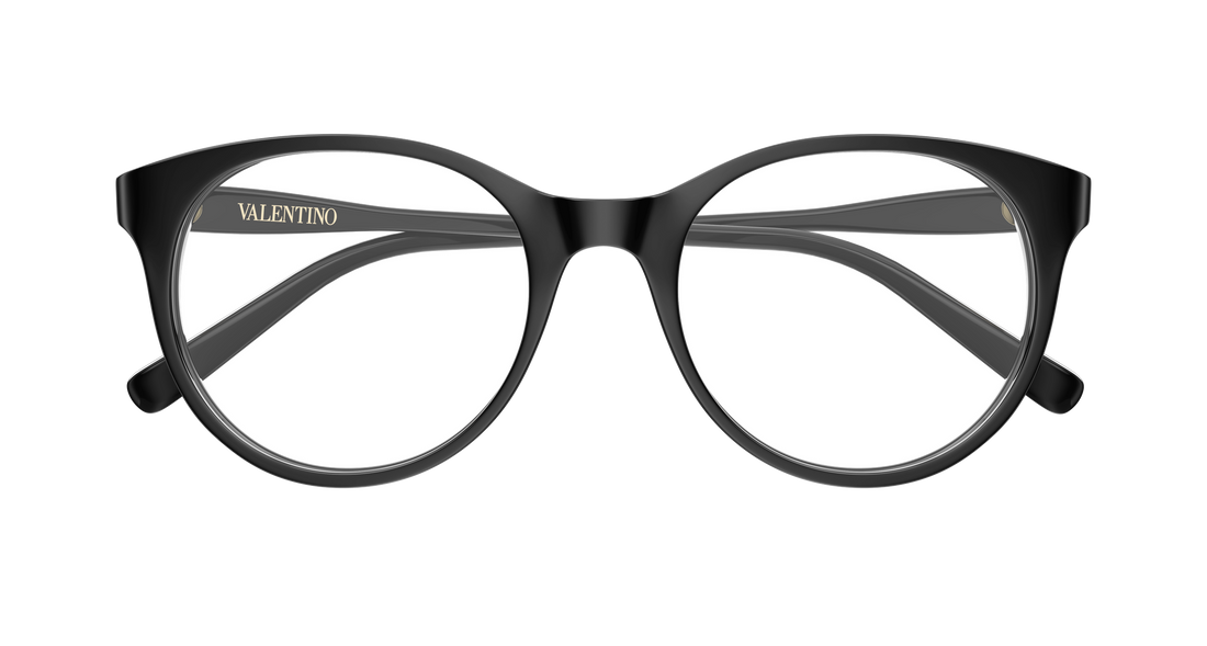 Brillen valentino vg0020o 001 negro round/oval/panthos femenino größe 52mm - Detailansicht