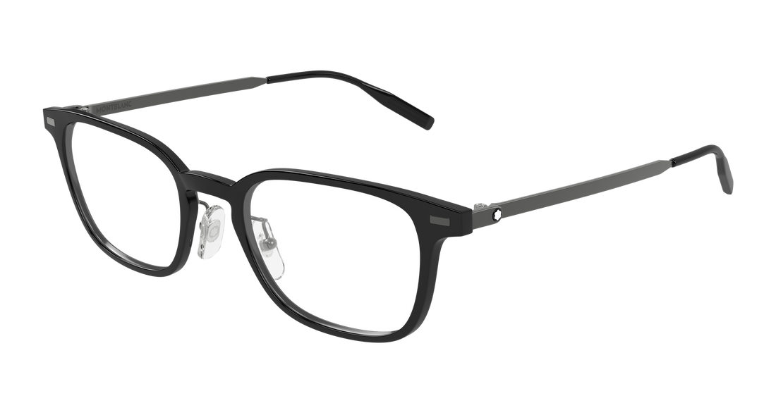 Occhiali da vista montblanc mb0467ol 013 negro rectangular / squared masculino taglia 57mm - Vista principale