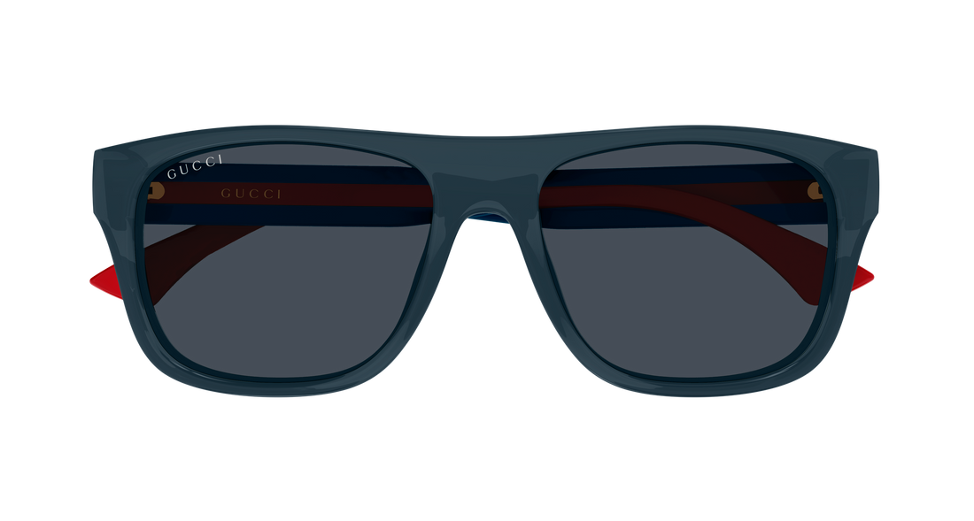 Occhiali da sole gucci gg2119s 004 azul rectangular / squared masculino taglia 56mm - Vista dettagliata