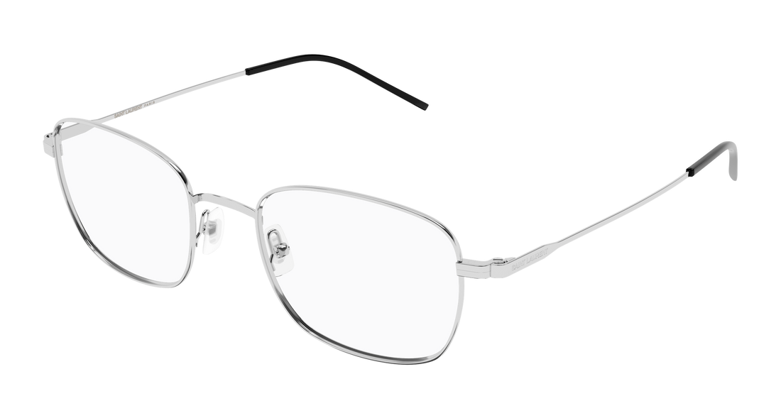 Briller saint laurent sl 887 002 plateado round/oval/panthos unisex størrelse 52mm - Hovedvisning