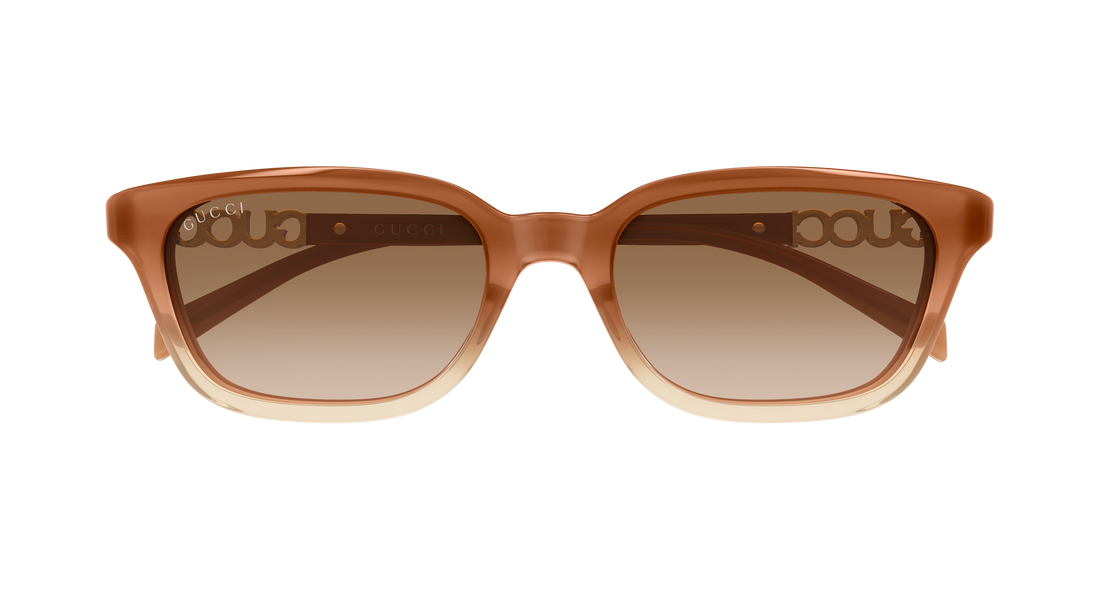 Solbriller gucci gg2208s 003 marron rectangular / squared femenino størrelse 53mm - Detaljeret visning