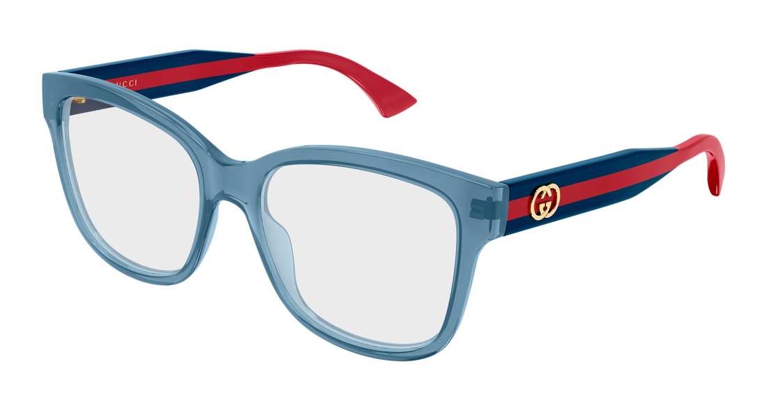 Brillen gucci gg0038onn 004 azul butterfly femenino größe 54mm - Hauptansicht