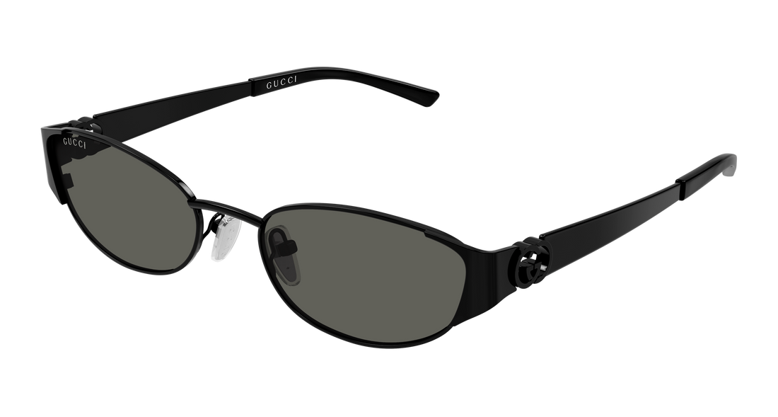 Solbriller gucci gg2197s 003 negro round/oval/panthos femenino størrelse 55mm - Hovedvisning